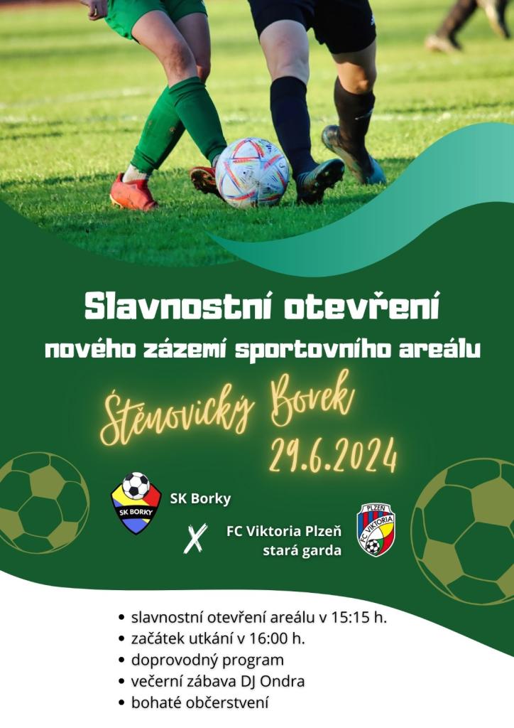 Slavnostní otevření zázení sportovního areálu
