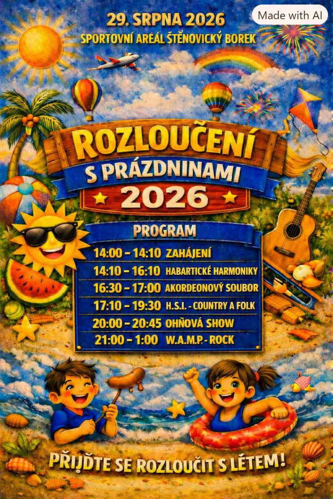 Rozloučení s&nbsp;prázdninami 2026