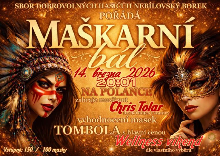 Maškarní ples pro&nbsp;dospělé 2026