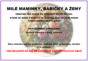 posezení ke Dni matek 2026
